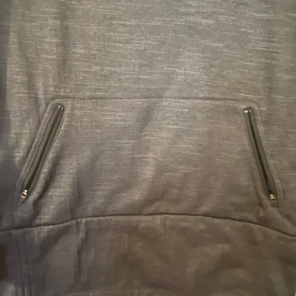 The North Face Black & Gray Hooded Pullover Cowl Neck Sweatshirt Mens Sz S